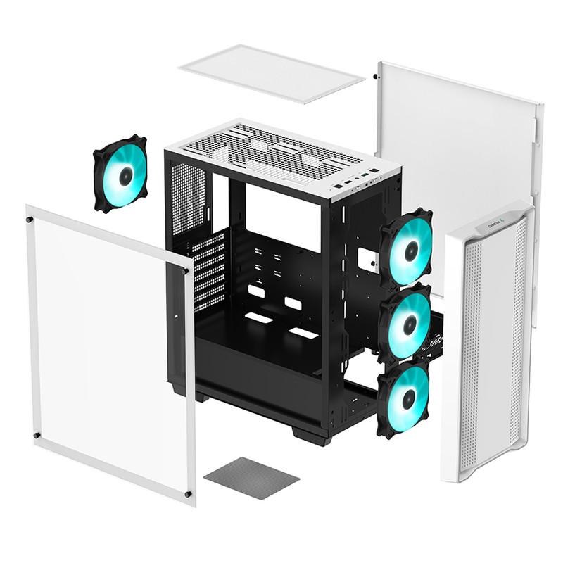 کیس کامپیوتر دیپ کول مدل CC560 WHITE