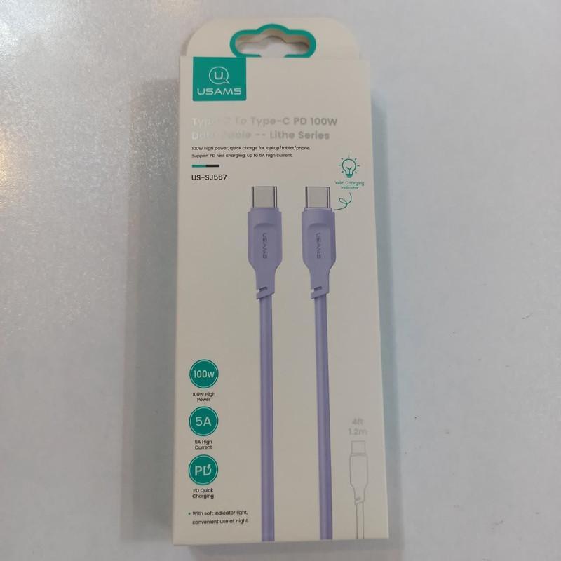 کابل تبدیل USB-C یوسمز مدل US-SJ567-100W طول 1.2 متر