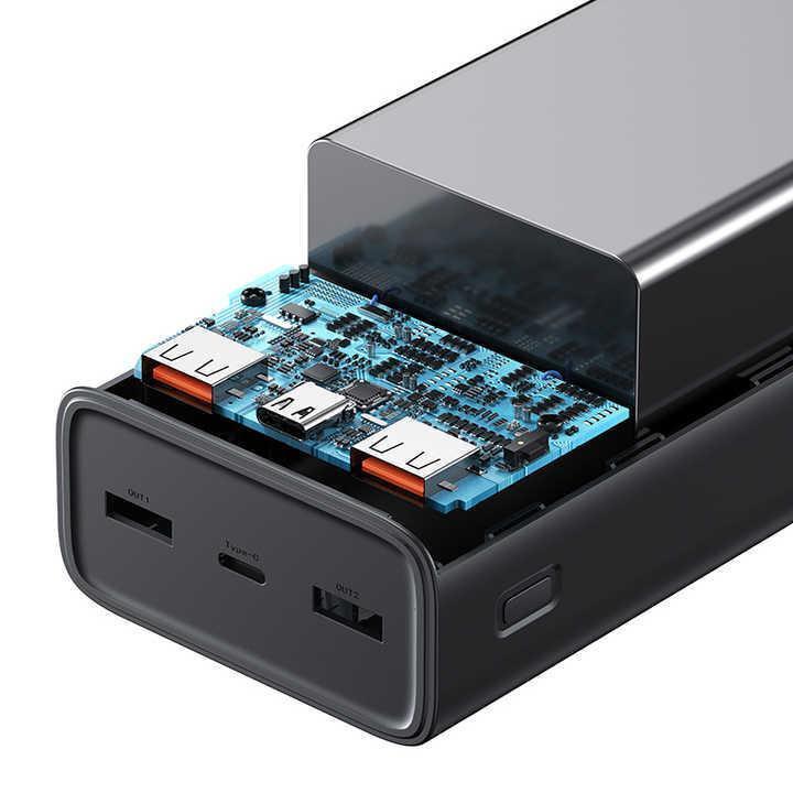 پاوربانک یوسمز مدل CD185 ظرفیت 30000 میلی آمپر ساعت به همراه کابل USB-C