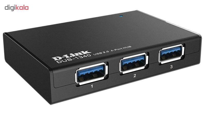 هاب USB 3.0 چهار پورت دی-لینک مدل DUB-1340