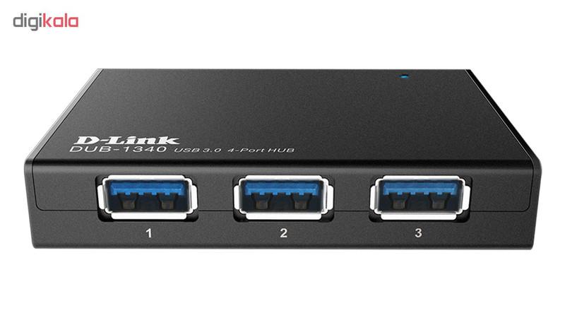 هاب USB 3.0 چهار پورت دی-لینک مدل DUB-1340