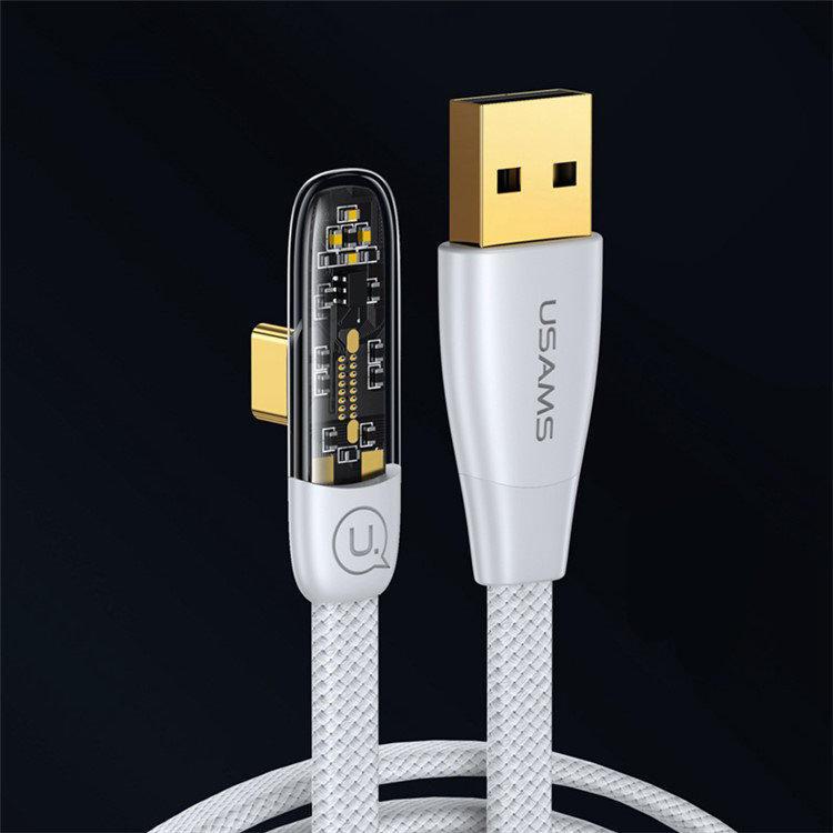 کابل تبدیل USB به USB-C یوسمز مدل US-SJ585-66W طول 1.2 متر