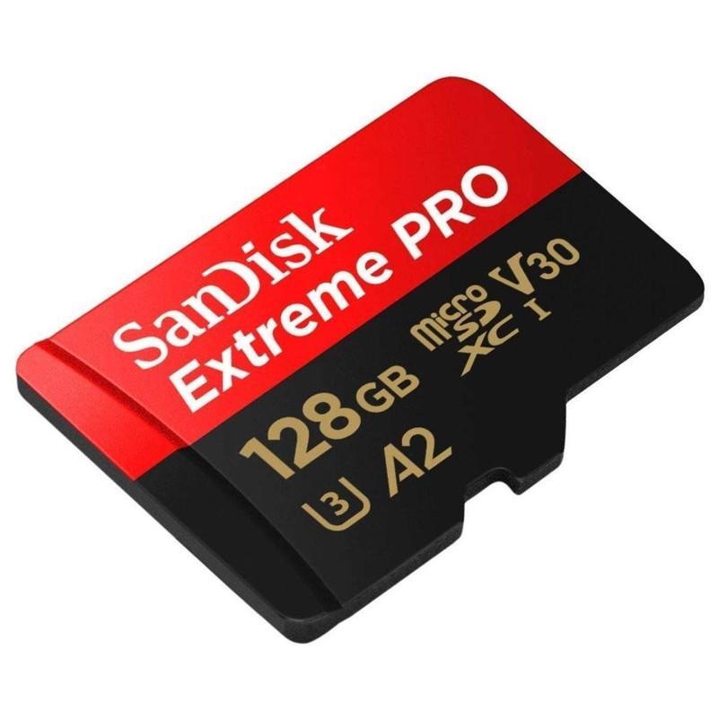 کارت حافظه microSDXC سن دیسک مدل Extreme PRO کلاس A2 استاندارد UHS-I U3 سرعت 170MBs ظرفیت 128 گیگابایت