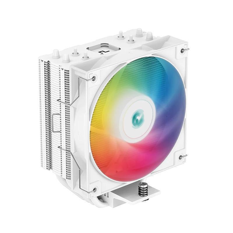 خنک کننده پردازنده دیپ کول مدل AG400 DIGITAL WH ARGB