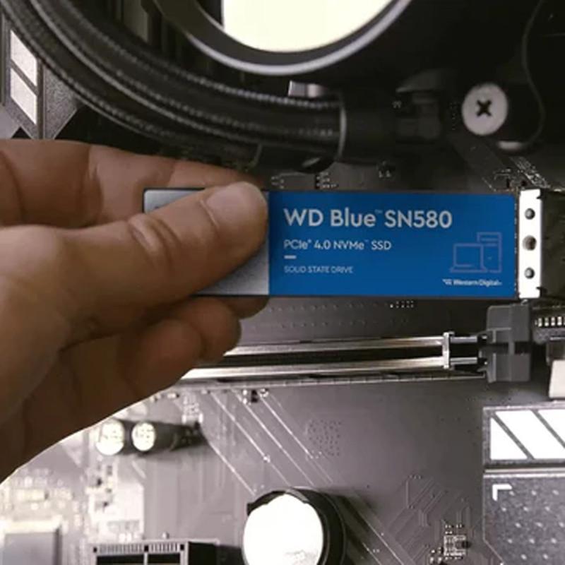 اس اس دی اینترنال PCIe Gen4 x4 وسترن دیجیتال مدل WD Blue SN580 NVMe  ظرفیت 1 ترابایت