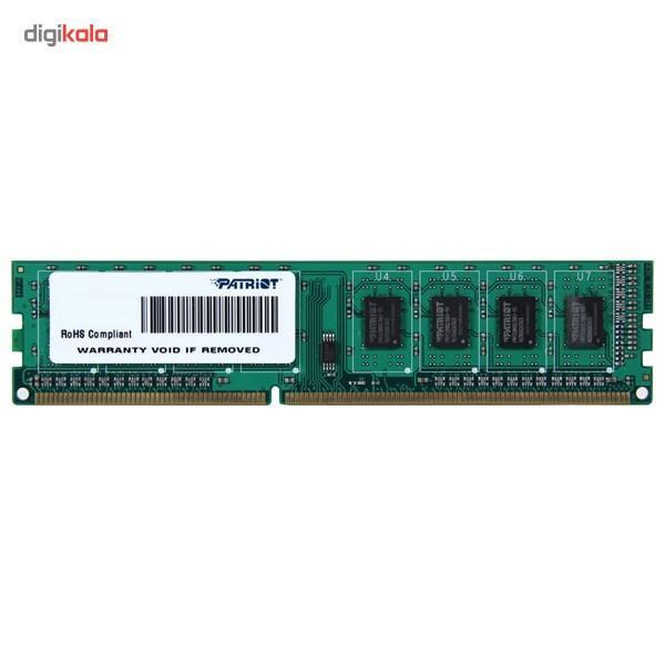 رم دسکتاپ DDR3 تک کاناله 8 گیگابایت پتریوت مدل Signature فرکانس 1600 مگاهرتز، ولتاژ کاری 1.5 ولت، ماژول DIMM