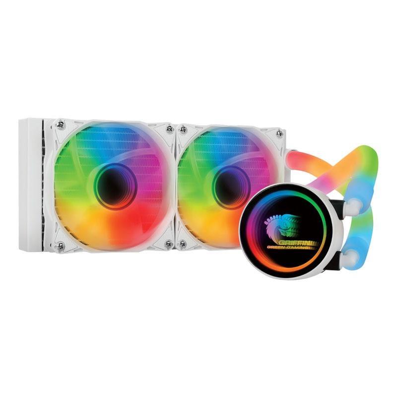 سیستم خنک کننده آبی گرین مدل FAN CPU GLC 240-STREAM