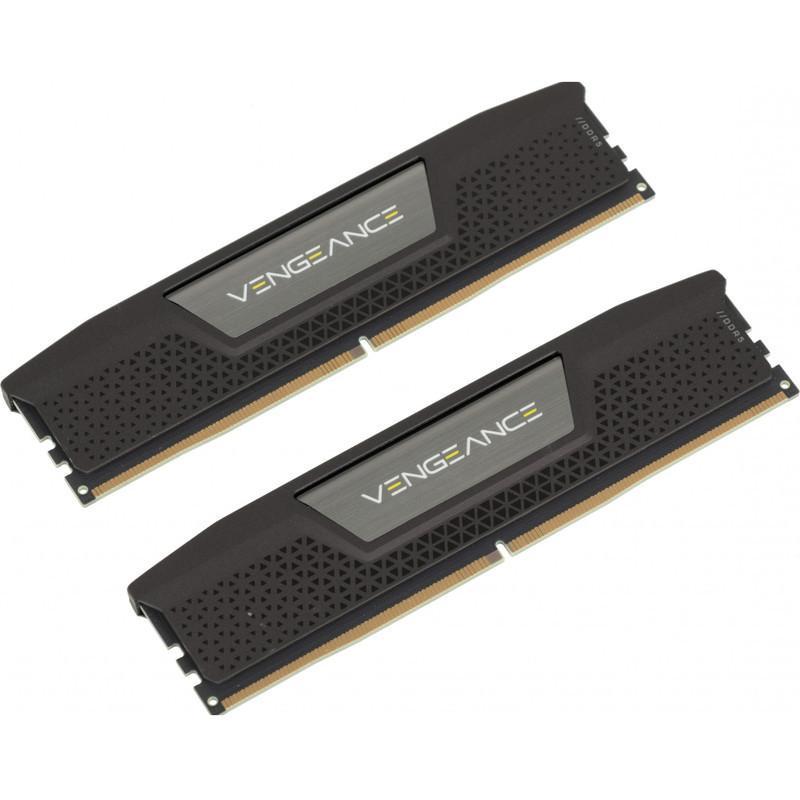 رم دسکتاپ کورسیر VENGEANCE مدل 32GB (2x16GB) DDR5 دو کاناله 6000 مگاهرتز CL36 با هیت‌سینک آلومینیومی، پشتیبانی از XMP 3.0 و ولتاژ 1.25 ولت