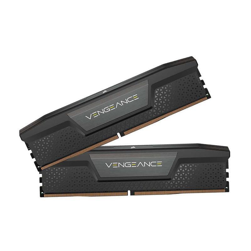 رم دسکتاپ کورسیر VENGEANCE مدل 32GB (2x16GB) DDR5 دو کاناله 6000 مگاهرتز CL36 با هیت‌سینک آلومینیومی، پشتیبانی از XMP 3.0 و ولتاژ 1.25 ولت