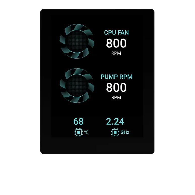 خنک کننده پردازنده دیپ کول مدل MYSTIQUE 240 BK