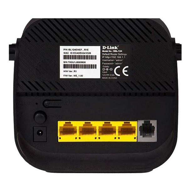 مودم روتر +ADSL2 دی-لینک مدل DSL-124 