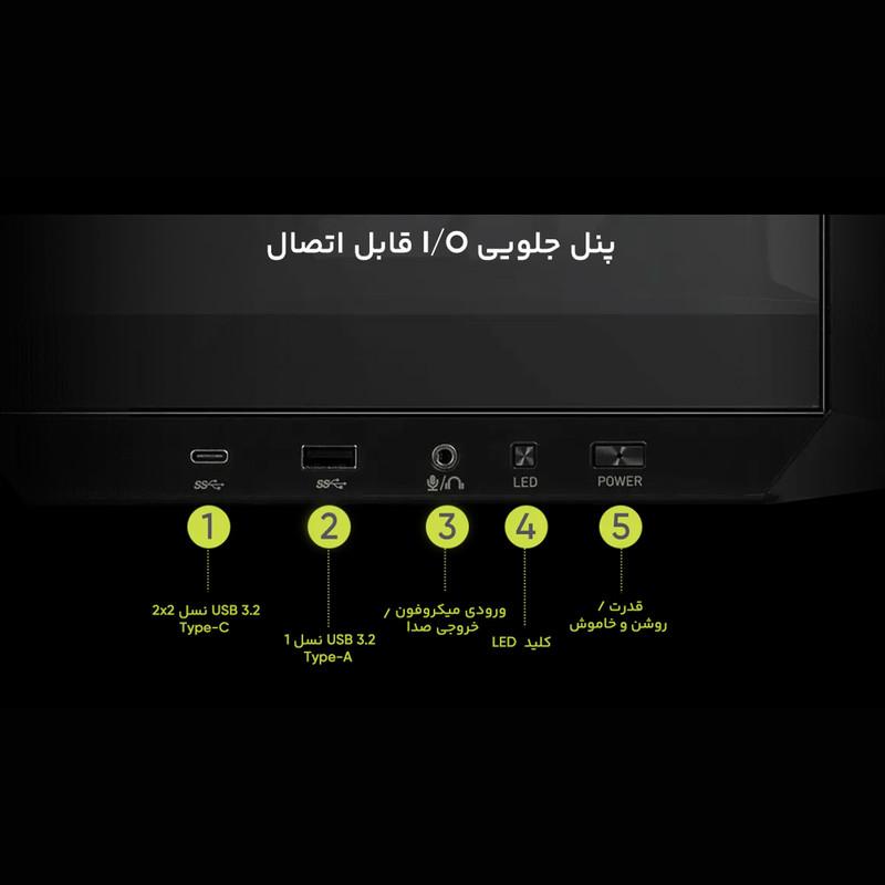 کیس کامپیوتر ام اس آی مدل MAG PANO M100R PZ 