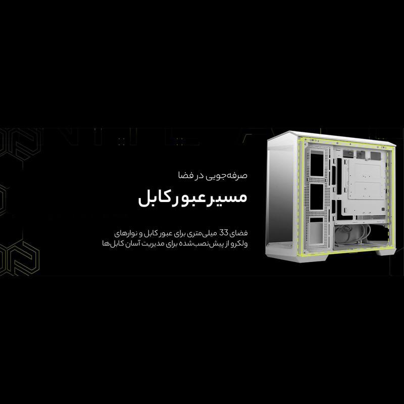 کیس کامپیوتر ام اس آی مدل MAG PANO M100R PZ White