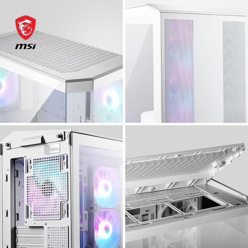 کیس کامپیوتر ام اس آی مدل MAG PANO M100R PZ White