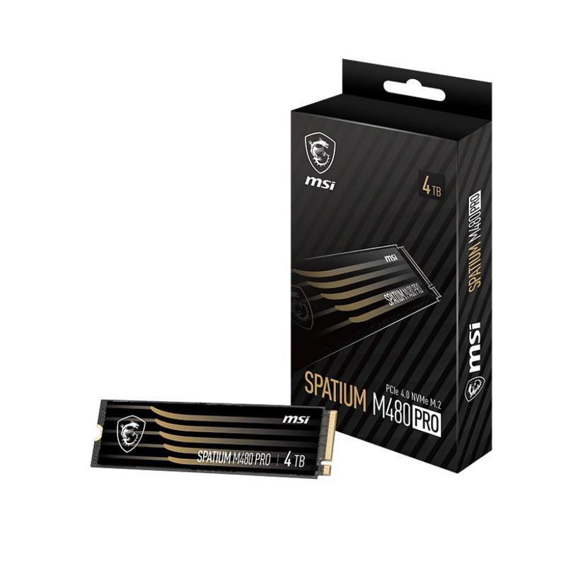 اس اس دی اینترنال PCIe Gen4 x4 ام اس آی مدل SPATIUM M480 PRO ظرفیت 4 ترابایت