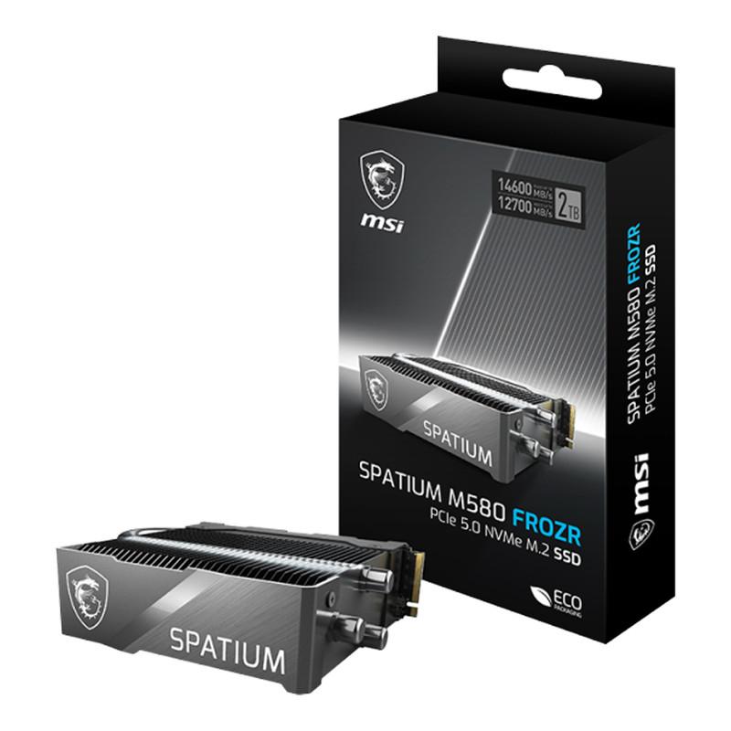 اس اس دی اینترنال PCIe Gen5 x4 ام اس آی مدل SPATIUM M580 FROZR ظرفیت 2 ترابایت