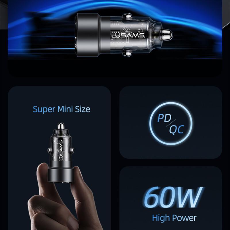 شارژر فندکی یوسمز مدل cc208
