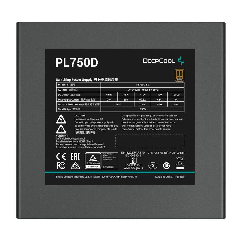 منبع تغذیه کامپیوتر دیپ کول مدل PL750D (ATX3.1)