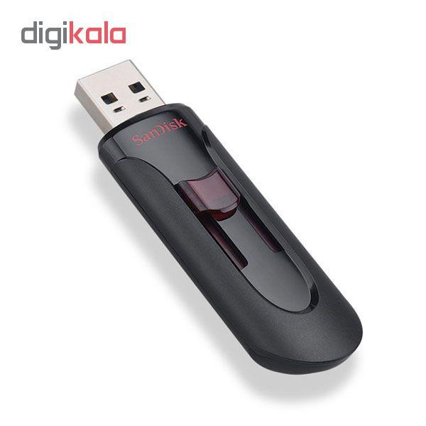 فلش مموری سن دیسک مدل CZ600 ظرفیت 128 گیگابایت رابط USB 3.0 Type-A کشویی، سرعت انتقال 150 مگابایت بر ثانیه، سازگار با گوشی، تبلت، کامپیوتر، لپ‌تاپ و تلویزیون