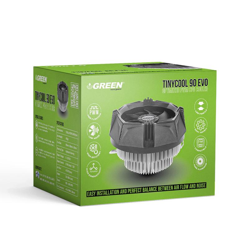 سیستم خنک کننده بادی گرین مدل TINYCOOL 90 EVO