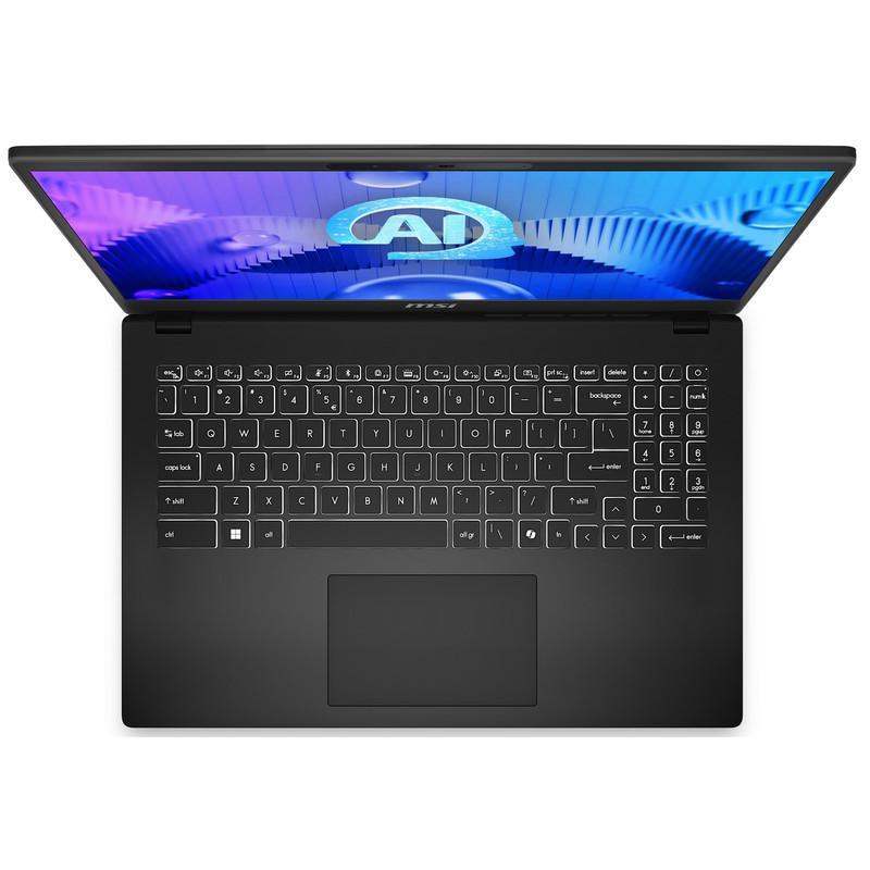 لپ‌تاپ ام‌اس‌آی مدل Modern 15 H AI C1MG با پردازنده Intel Core Ultra 7، رم DDR5 16GB با فرکانس 4800MHz، حافظه SSD با ظرفیت 1TB، نمایشگر 15.6 اینچ IPS با وضوح Full HD، دارای نور پس‌زمینه کیبورد