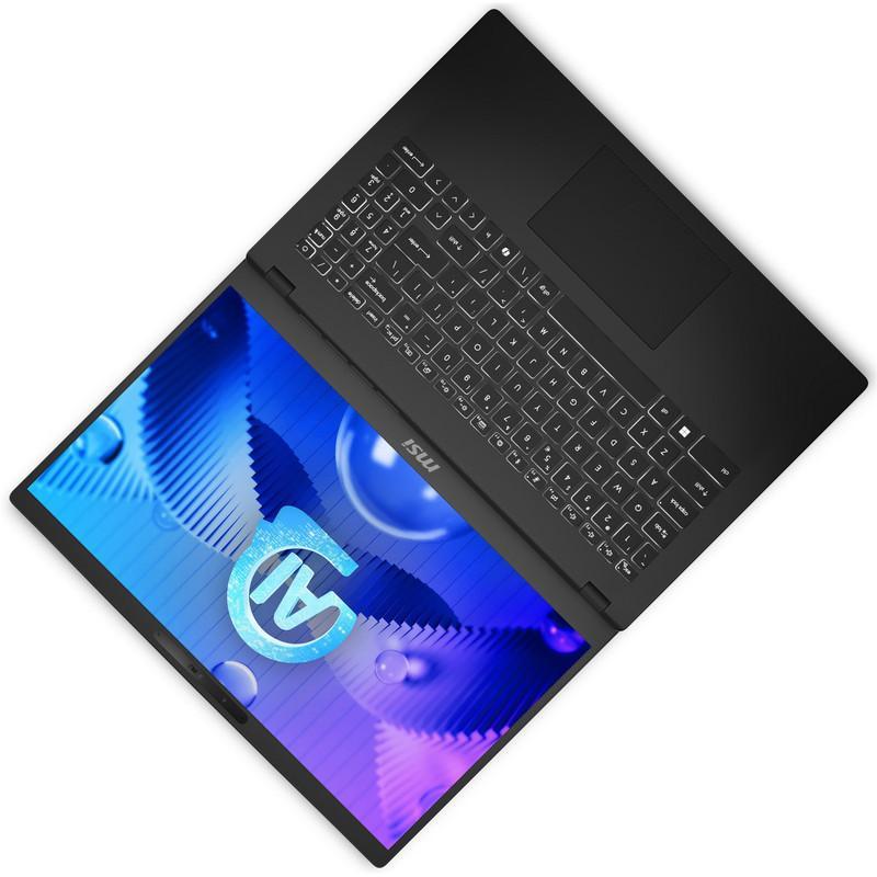 لپ‌تاپ ام‌اس‌آی مدل Modern 15 H AI C1MG با پردازنده Intel Core Ultra 7، رم DDR5 16GB با فرکانس 4800MHz، حافظه SSD با ظرفیت 1TB، نمایشگر 15.6 اینچ IPS با وضوح Full HD، دارای نور پس‌زمینه کیبورد