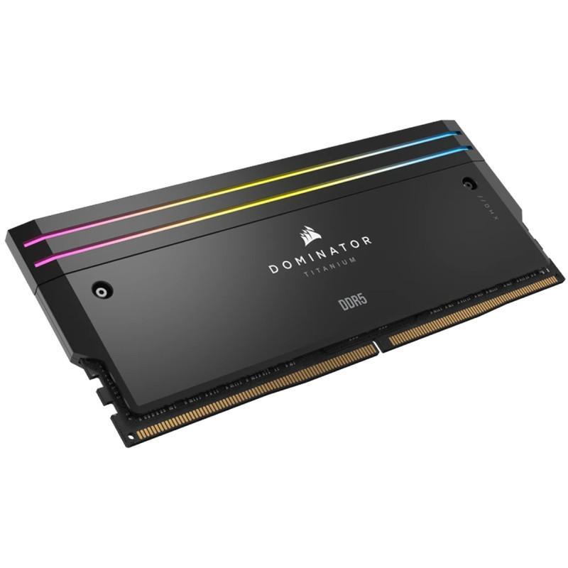 رم دسکتاپ ddr5 دو کاناله 6000 مگاهرتز cl30 کورسیر مدل DOMINATOR TITANIUM ظرفیت 64 گیگابایت