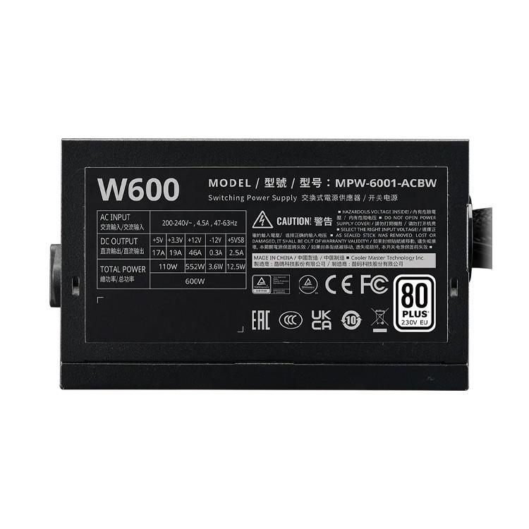 منبع تغذیه کامپیوتر 600 وات وات کولر مستر مدل Elite NEX W600 