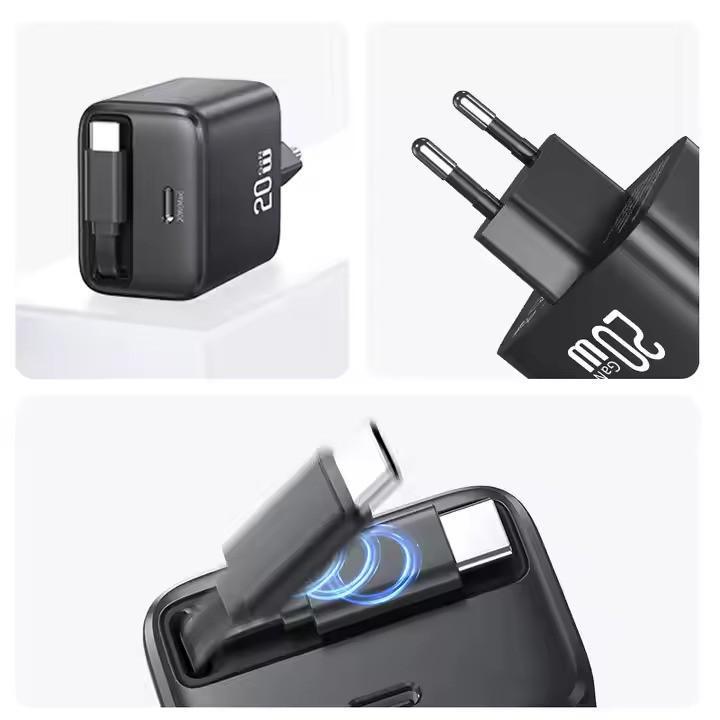 شارژر دیواری 20 وات یوسمز مدل CC233 به همراه کابل USB-C