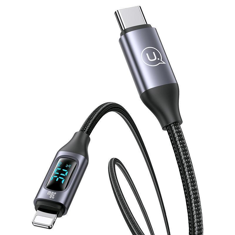  کابل تبدیل لایتنینگ به USB-C یوسمز مدل US-SJ687 طول 1.2 متر