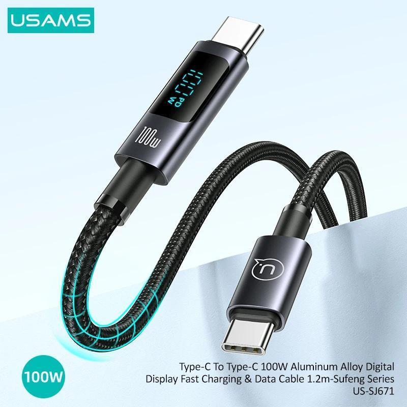 کابل USB-C  یوسمز مدل SJ671 طول 1.2 متر