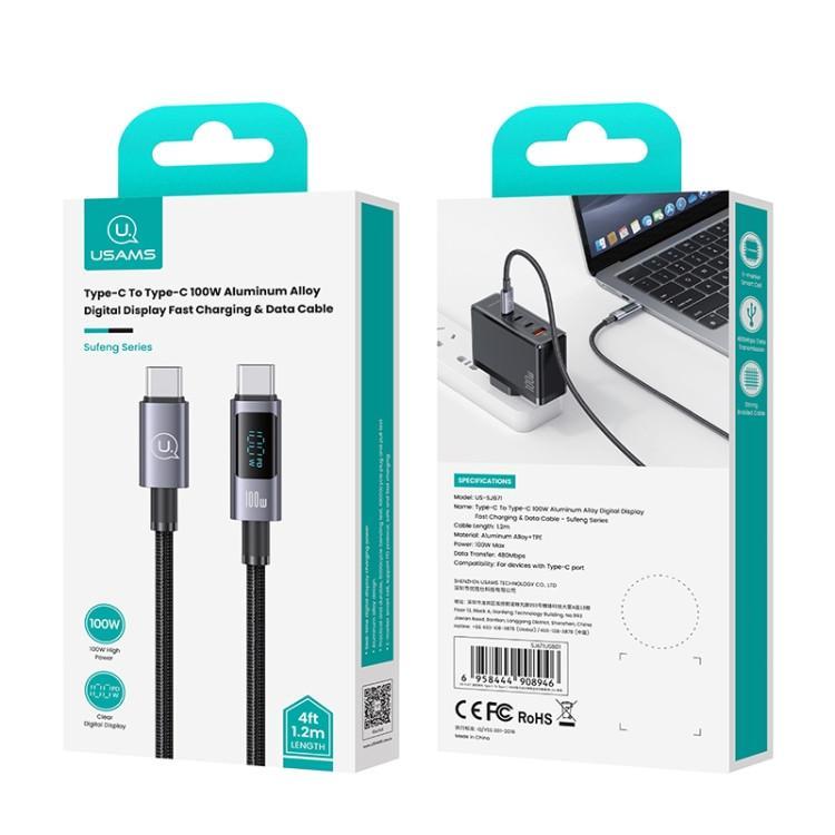کابل USB-C  یوسمز مدل SJ671 طول 1.2 متر