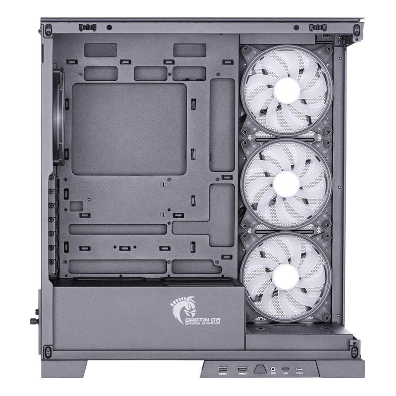کیس کامپیوتر گیمینگ گرین مدل GRIFFIN G8
