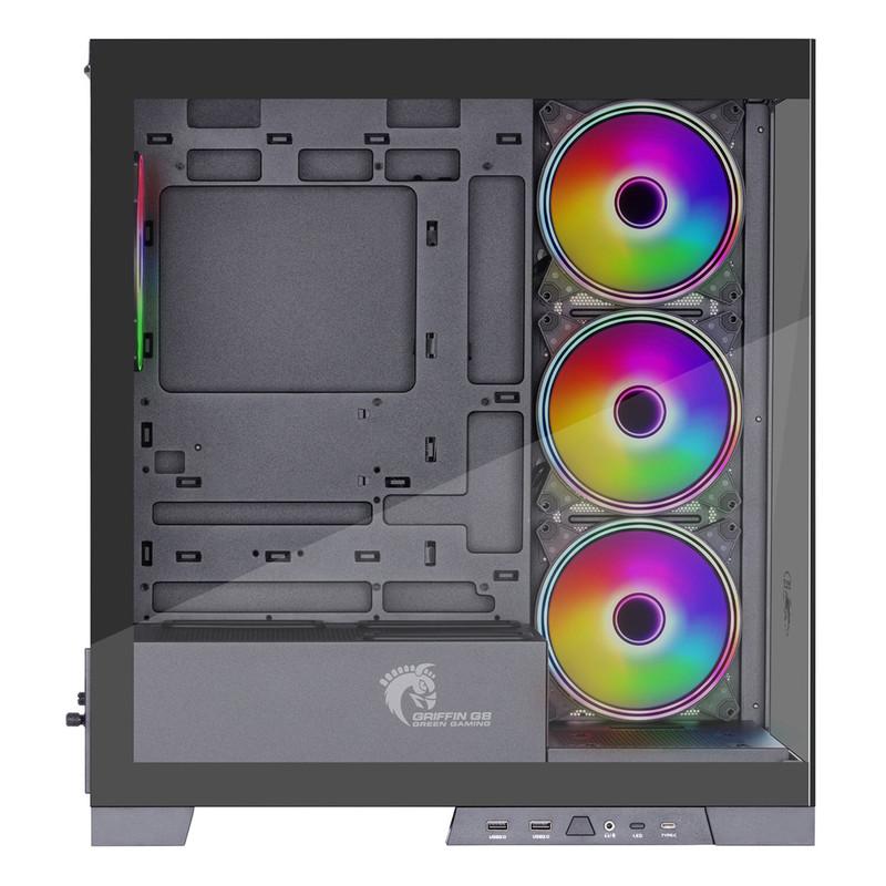 کیس کامپیوتر گیمینگ گرین مدل GRIFFIN G8