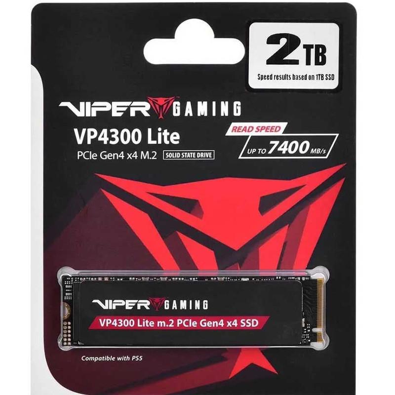 اس اس دی اینترنال PCIe Gen4 x4 پتریوت مدل VP4300 Lite ظرفیت 2 ترابایت