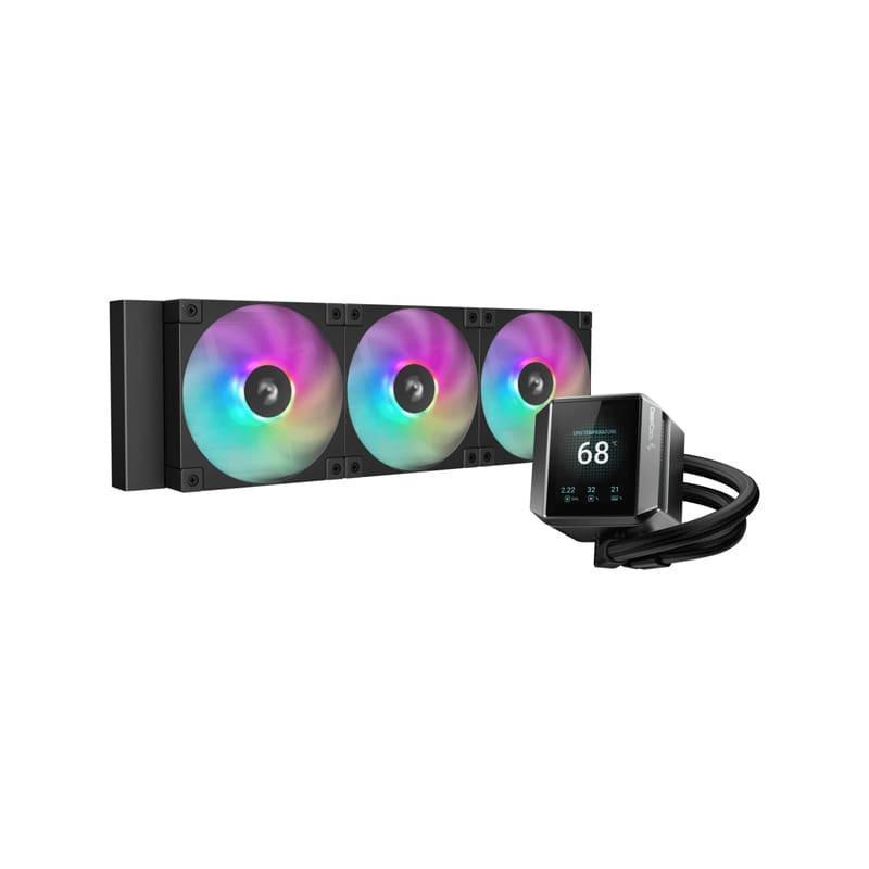 سیستم خنک کننده آبی دیپ کول مدل MYSTIQUE 360 ARGB BK