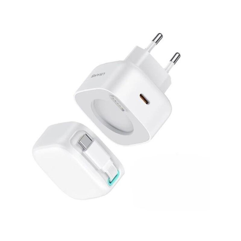 شارژر دیواری 35 وات یوسمز مدل CC202 به همراه کابل USB-C