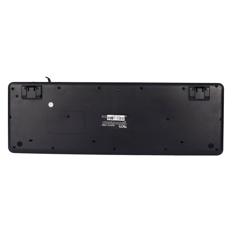 کیبورد تسکو مدل TK 8046،سوییچ ممبران، Full-size، نورپردازی RGB