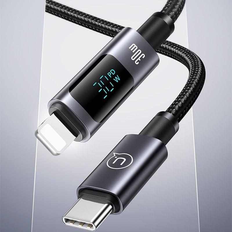 کابل تبدیل USB-C به لایتنینگ یوسمز مدل SJ672 طول 1.2 متر