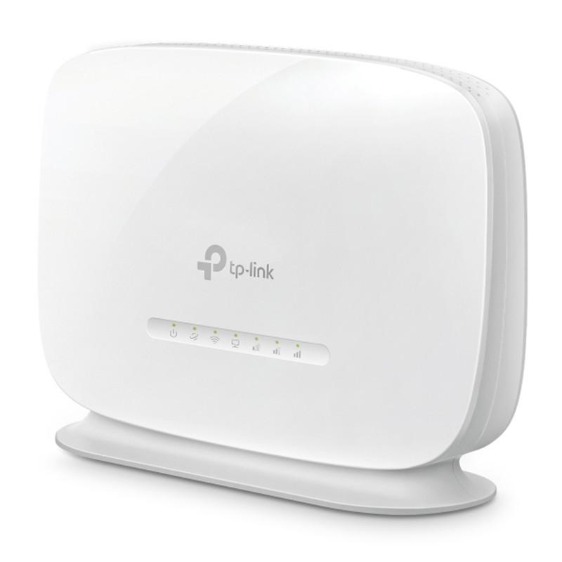مودم روتر 4G تی‌پی‌لینک مدل TL-MR105 با پشتیبانی از شبکه‌های LTE/4G/3G/2G، استاندارد IEEE 802.11b/g/n، فرکانس 2.4 گیگاهرتز، فایروال IPv4 SPI و پشتیبانی همزمان تا 32 کاربر