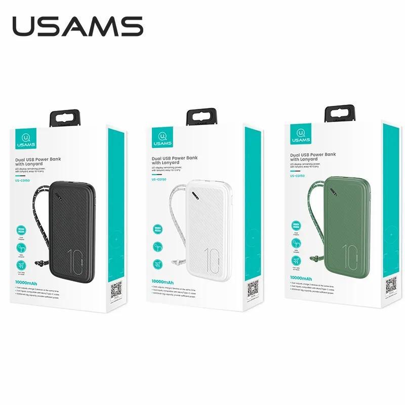 پاوربانک یوسمز مدل US-CD150 ظرفیت 10000 میلی آمپر ساعت