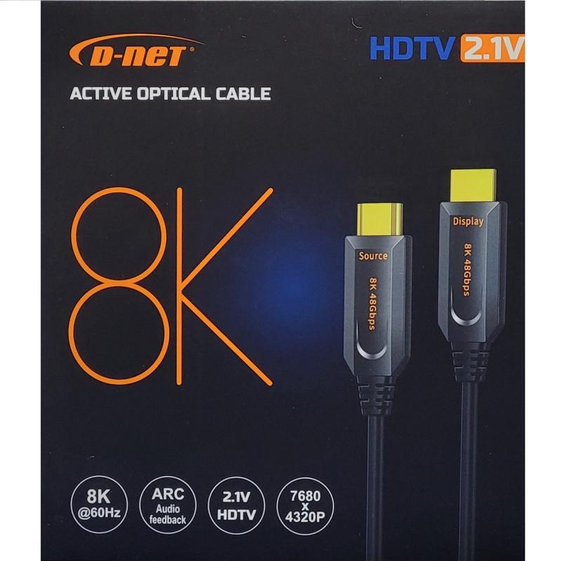 کابل HDMI دی نت مدل 8k طول 30 متر