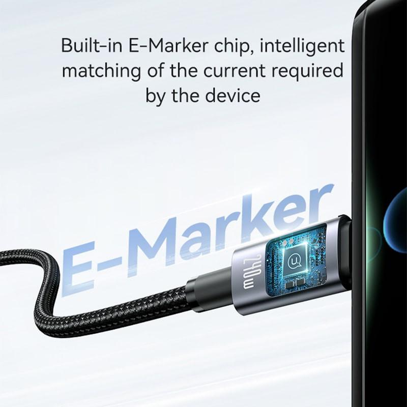 کابل تبدیل usb / usb-c به usb-c / micro usb / لایتنینگ یوسمز مدل sj738 طول 2 متر