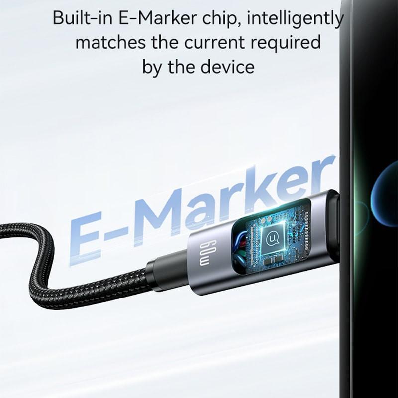 کابل تبدیل usb / usb-c به usb-c / micro usb / لایتنینگ یوسمز مدل sj736 طول 2 متر