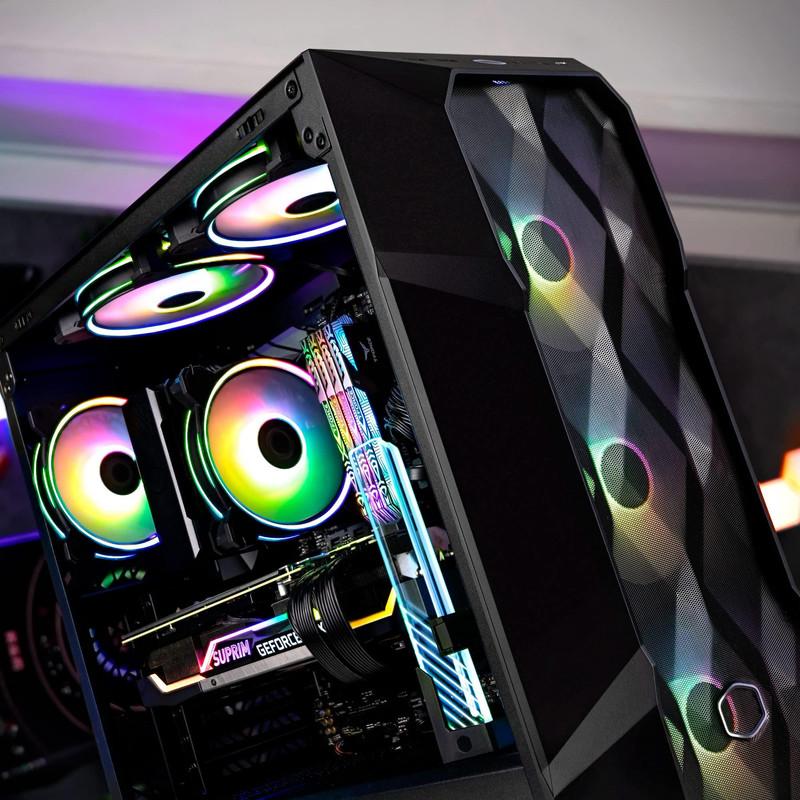 فن کیس کولر مستر مدل MasterFan MF120 Halo2 بسته سه عددی