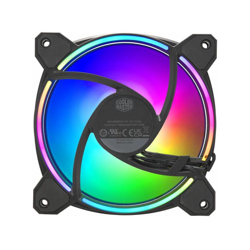 فن کیس کولر مستر مدل MasterFan MF120 Halo2 بسته سه عددی