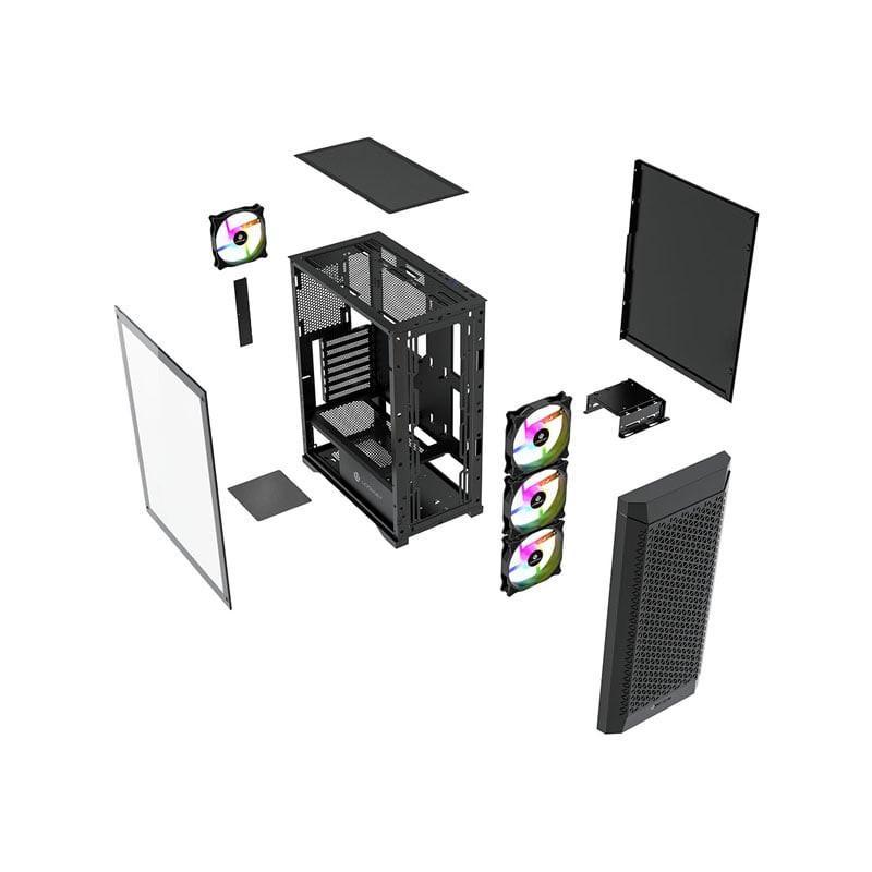 کیس کامپیوتر لاجی کی مدل LK-C284B