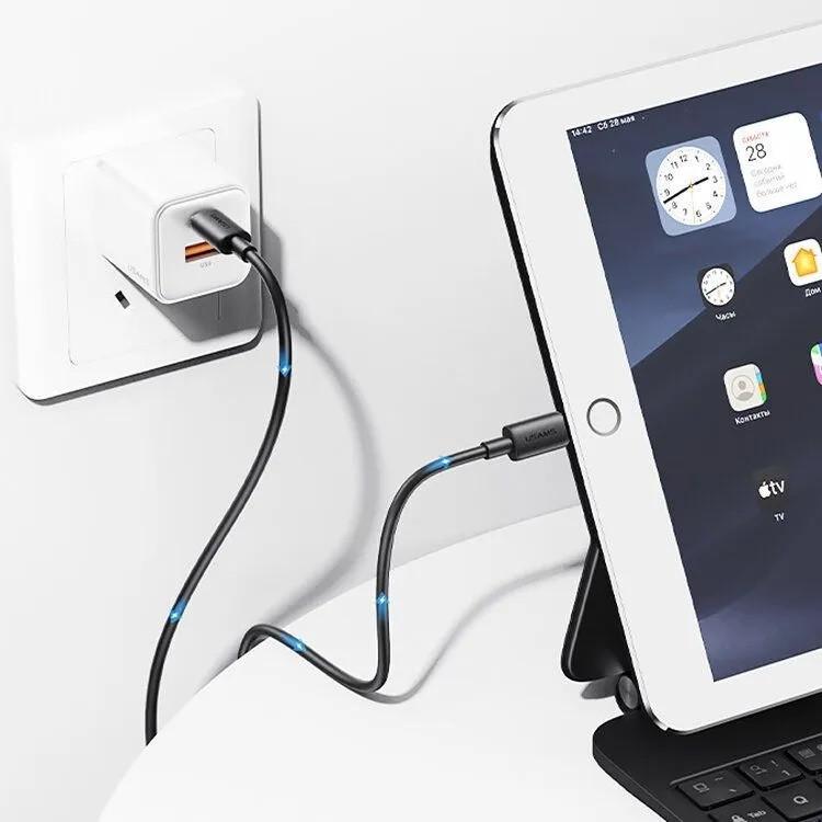 کابل تبدیل USB-C به لایتنینگ یوسمز مدل SJ712 طول 1 متر