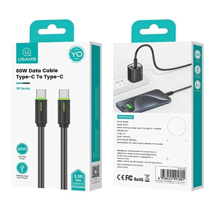 کابل USB-C یوسمز مدل SJ734 طول 1 متر