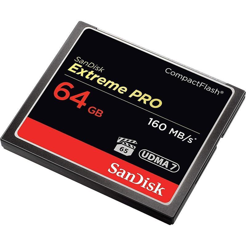کارت حافظه CompactFlash سن دیسک مدل Extreme Pro سرعت 1067X 160MBps ظرفیت 64 گیگابایت